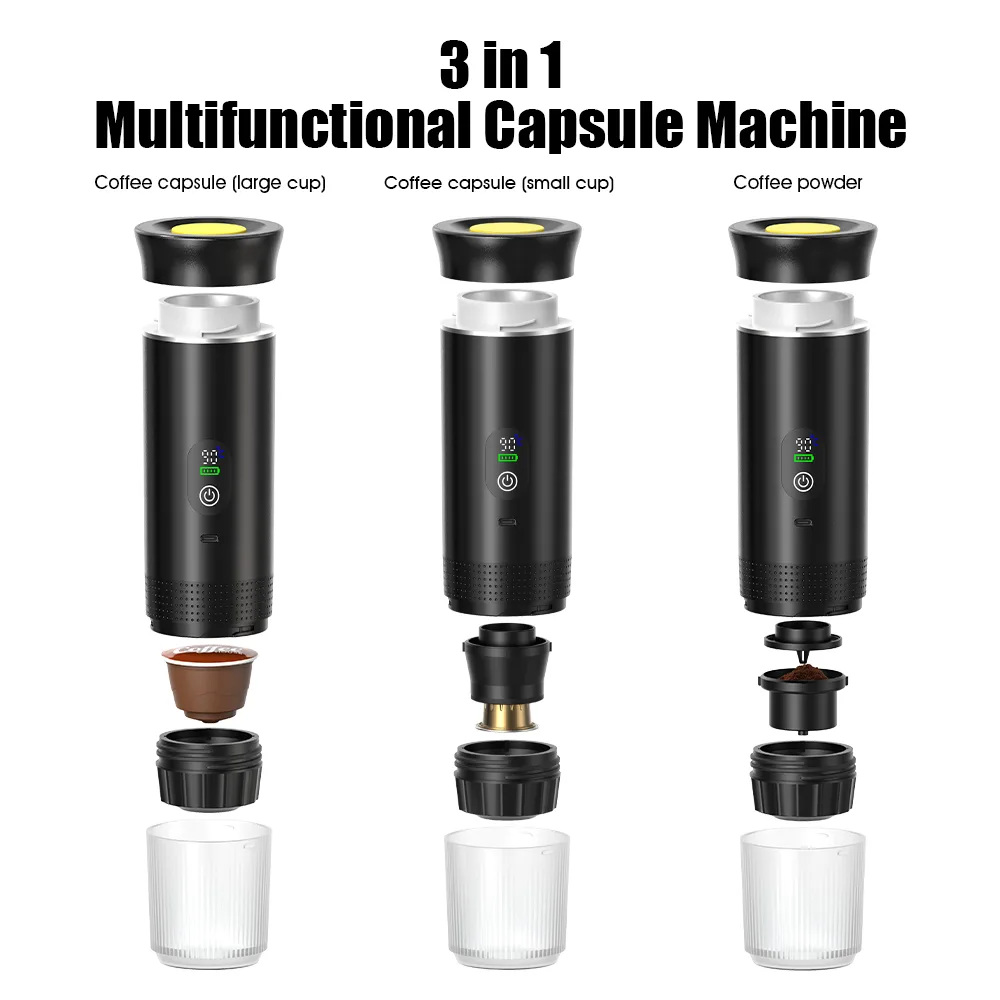 Portable USB Charging Mini Automatic Capsule Coffee Machine - Image 5