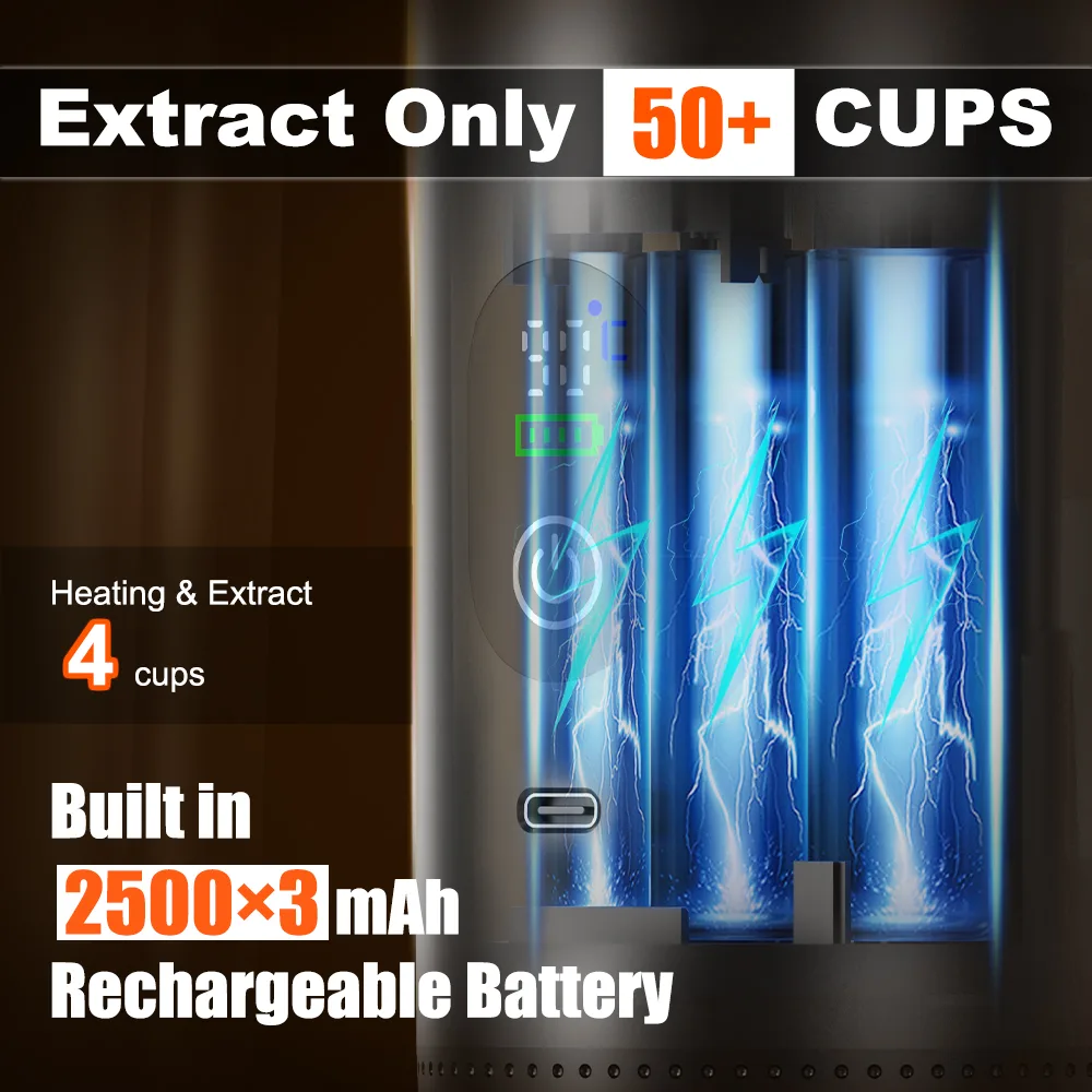 Portable USB Charging Mini Automatic Capsule Coffee Machine - Image 6
